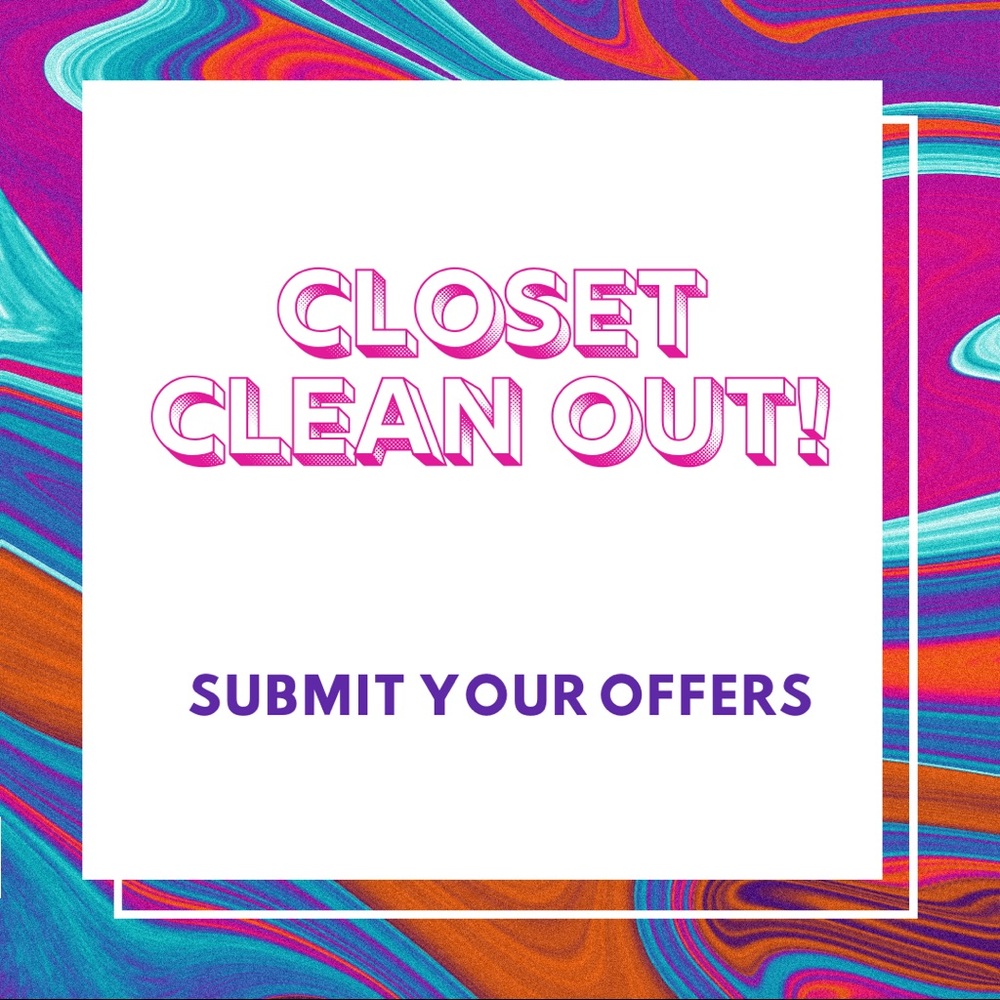 CLOSET CLEAN OUT!